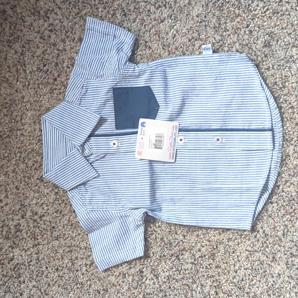 Rugged Butts seersucker shirt